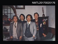 主要名稱：康原與林亨泰、林梵、李篤恭合影圖檔，第1張，共2張