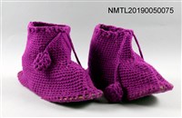 主要名稱：印尼原住民圖案之紫底綠黃直條紋背心圖檔，第1張，共2張