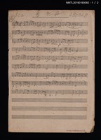 主要名稱：白牡丹；窗邊小曲 樂譜圖檔，第1張，共2張