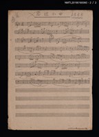 主要名稱：白牡丹；窗邊小曲 樂譜圖檔，第2張，共2張