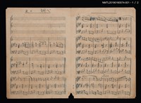 主要名稱：夜の調べ樂譜圖檔，第1張，共2張