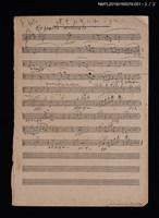 主要名稱：Ld Girometta（ラ・ジロメッタ）樂譜；嘆きのセレナーデ樂譜圖檔，第2張，共3張