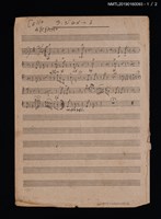 主要名稱：ラ・ジロメッタ樂譜；嘆きのセレナーデ樂譜圖檔，第1張，共2張