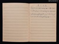 主要名稱：普天同慶樂譜本（Music book筆記本）圖檔，第2張，共2張