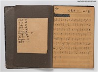 主要名稱：復活劇團舞踊部專用（群舞用）第2冊（音樂簿筆記本）圖檔，第2張，共3張