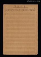 主要名稱：搖鈴鼓舞樂譜圖檔，第1張，共2張