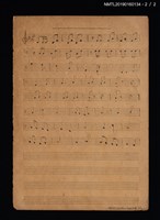 主要名稱：搖鈴鼓舞樂譜圖檔，第2張，共2張