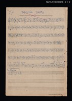 主要名稱：美濃山歌樂譜；maria mari樂譜圖檔，第2張，共2張