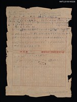 主要名稱：無題名：牽君手撒カン去困...填詞簡譜圖檔，第1張，共1張