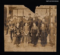 主要名稱：林氏好擔任臺南第三公學校教員時期留影（與同事合影）圖檔，第1張，共1張