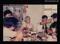 主要名稱：林氏好與家人合影（晚年，聚餐）圖檔，第1張，共2張