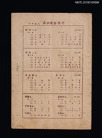主要名稱：「姚莉之歌」專輯歌詞簡譜：瓜棚小唱等9首圖檔，第1張，共2張