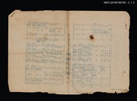 主要名稱：念故鄉歌詞簡譜（油印本）圖檔，第3張，共3張