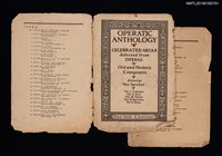 主要名稱：OPERATIC ANTHOLOGY封面及目錄圖檔，第1張，共4張