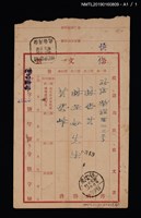 主要名稱：民族舞蹈推行委員會致林香芸、林是好（林氏好）及黃秀峰函圖檔，第2張，共2張