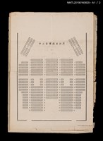 主要名稱：臺灣省博覽會活動演出辦法及秩序表（油印本）圖檔，第2張，共3張