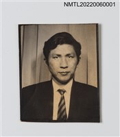 主要名稱：葉笛黑白上半身獨照圖檔，第1張，共1張