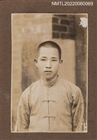 主要名稱：龍瑛宗1926年北埔公學校高等科學生時代的獨照/其他-相簿名稱：龍瑛宗相片集1圖檔，第1張，共1張