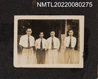 主要名稱：龍瑛宗與3名男性合照/其他-相簿名稱：龍瑛宗相片集2圖檔，第1張，共1張