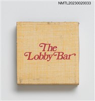 主要名稱：TAIPEI HILTON The Lobby Bar火柴盒圖檔，第1張，共2張