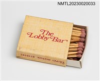 主要名稱：TAIPEI HILTON The Lobby Bar火柴盒圖檔，第2張，共2張