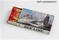 主要名稱：BEN LINE CONTAINERS LTD火柴盒（BENLAWERS 1944-1968）圖檔，第3張，共3張