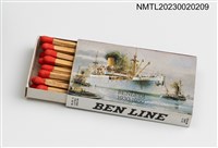 主要名稱：BEN LINE CONTAINERS LTD火柴盒（BENLEDI 1930-1950）圖檔，第3張，共3張