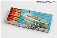 主要名稱：BEN LINE CONTAINERS LTD火柴盒（BENALDER Europe and the Far East）圖檔，第3張，共3張
