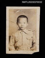 主要名稱：蔡長洋幼年時期半身獨照（1930）圖檔，第1張，共1張