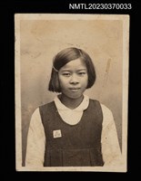 主要名稱：蔡淑子幼年時期半身獨照（1938）圖檔，第1張，共1張