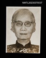 主要名稱：晚年時期蘇鑾半身獨照1圖檔，第1張，共1張
