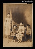 主要名稱：蘇鑾之妹與友人及3名孩童合照圖檔，第1張，共1張