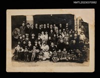 主要名稱：蘇鑾、蔡如生於嘉義縣布袋鎮蔡家婚禮家族合照（1940）圖檔，第1張，共1張