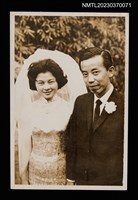 主要名稱：新郎新娘結婚紀念合照圖檔，第1張，共1張
