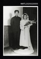 主要名稱：簡國賢與簡劉里結婚照（翻拍）圖檔，第1張，共1張
