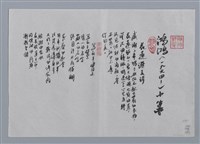 主要名稱：鴻鴻小集：花蓮讚美詩、寫在手臂上、美麗的青春、伊斯蘭花頭巾/劃一題名：台灣現代詩手抄本圖檔，第1張，共2張