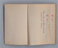 主要名稱：三月之臉/劃一題名：1972年莫渝手抄詩集1圖檔，第53張，共54張