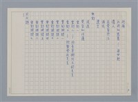 主要名稱：目錄（影本）/劃一題名：《羅浪詩文集》編輯資料圖檔，第10張，共13張