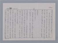 主要名稱：在孤寂的夾縫發出的聲音（影本）/劃一題名：《羅浪詩文集》編輯資料圖檔，第2張，共4張