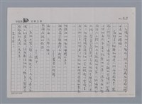 主要名稱：在孤寂的夾縫發出的聲音（影本）/劃一題名：《羅浪詩文集》編輯資料圖檔，第4張，共4張