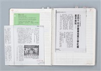 主要名稱：與張默、辛鬱合編《文協六十年》，張騰蛟執筆部分的原始小抄與剪報圖檔，第7張，共79張