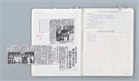 主要名稱：與張默、辛鬱合編《文協六十年》，張騰蛟執筆部分的原始小抄與剪報圖檔，第14張，共79張