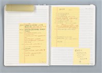 主要名稱：與張默、辛鬱合編《文協六十年》，張騰蛟執筆部分的原始小抄與剪報圖檔，第31張，共79張
