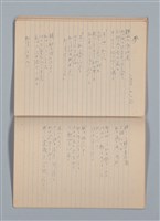 主要名稱：「恋の使者一シエニ一」等雜記（筆記本）圖檔，第22張，共35張
