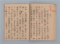 主要名稱：省立高雄女子中學作文簿：初中部三年級（「升入初三後感言」等）圖檔，第20張，共28張