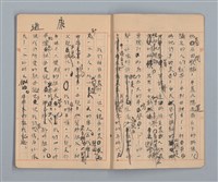 主要名稱：省立高雄女子中學作文簿：初中部二年級下學期（「我的幼年」等）圖檔，第4張，共21張
