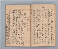 主要名稱：省立高雄女子中學作文簿：初中部二年級下學期（「我的幼年」等）圖檔，第15張，共21張