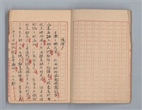 主要名稱：省立高雄商業職業學校作文簿：高級科一年級下學期（「憶除夕」等）圖檔，第3張，共54張