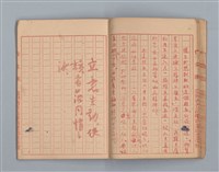 主要名稱：省立高雄商業職業學校作文簿：高級科一年級下學期（「憶除夕」等）圖檔，第34張，共54張