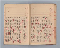 主要名稱：省立高雄商業職業學校國文作文簿：高級部二年級上學期（「暑假的告終」等）圖檔，第22張，共33張